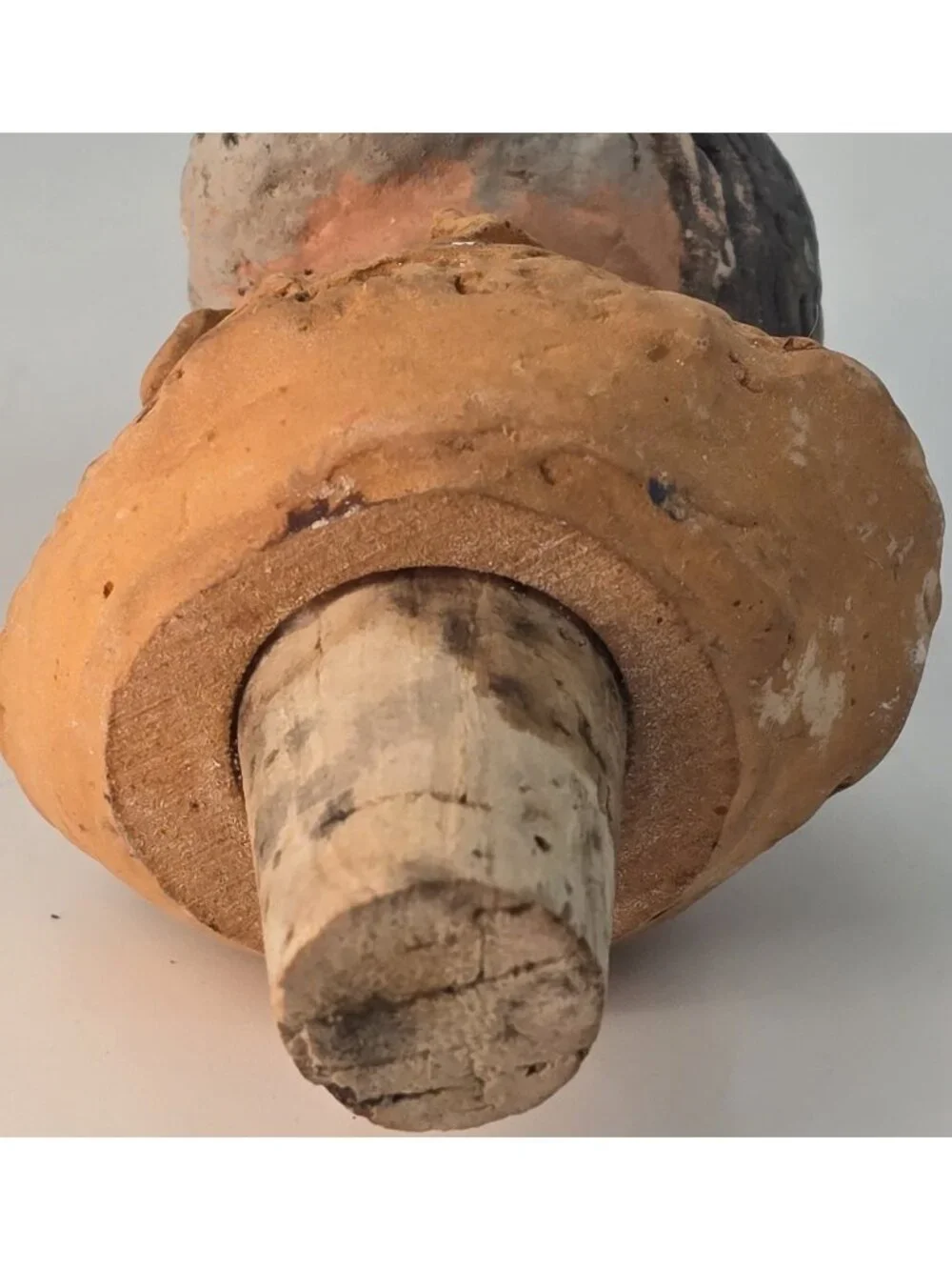 Vtg G.A.O. 10138 Mountain Man Bottle Stopper Resin Mountaineer Frontiersman